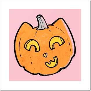 Pumpkin Cat Posters and Art